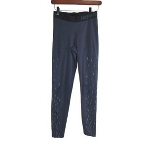 Nike Pro Linear Rain Printed Reflective Leggings S Womens Pull‎ On Athleisure